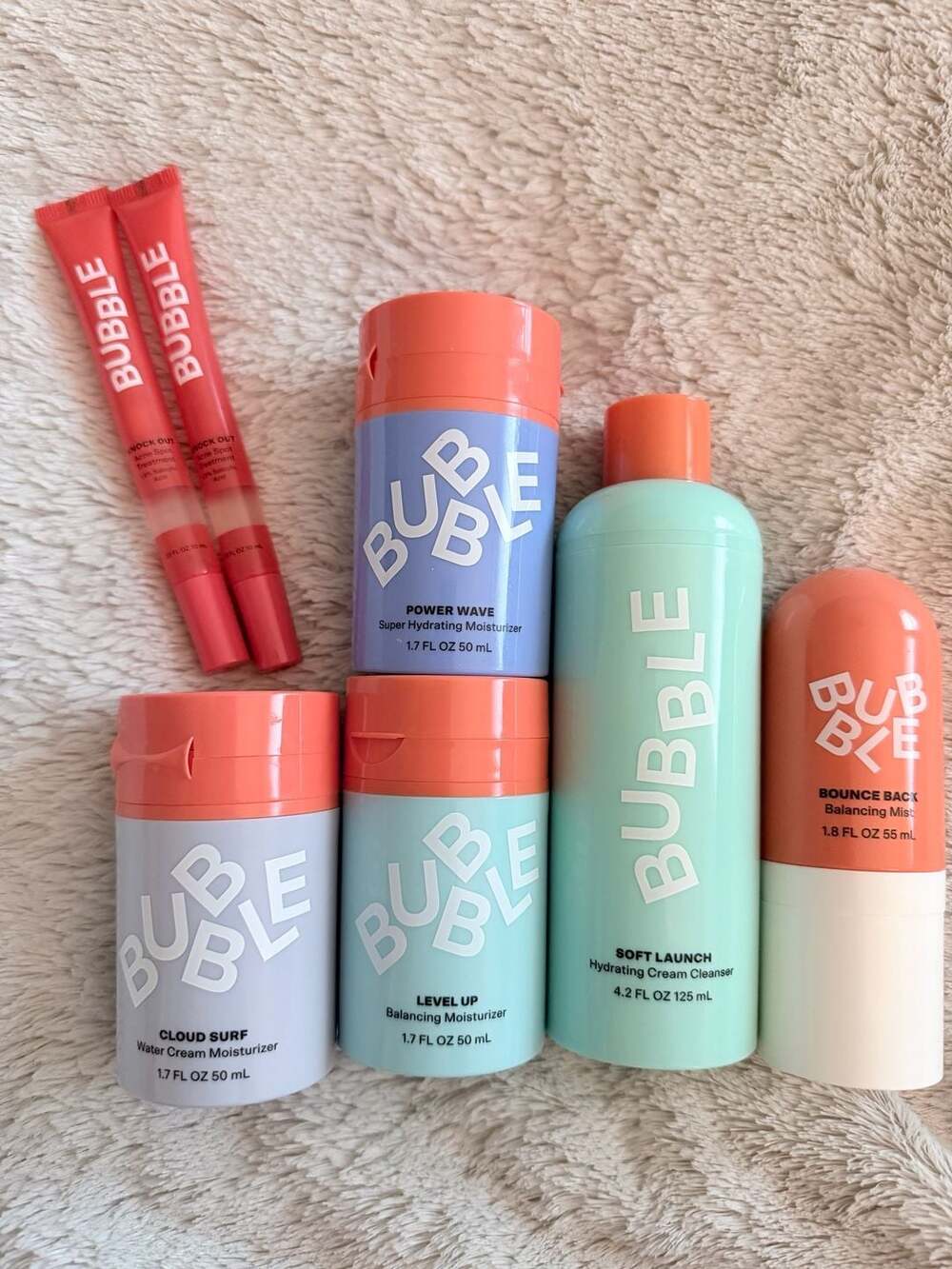 Bubble Skincare 7-Piece Routine Collection